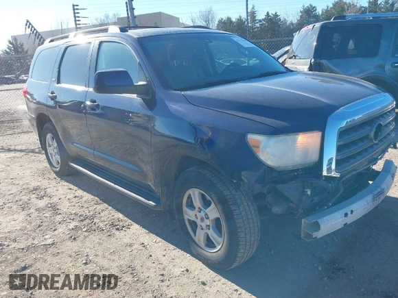 2010 Toyota Sequoia SR5 with VIN 5TDZM5G12AS001625, listed as a IAAI auction lot 41297056 with 131,835 mi miles. Bid and sale history available at carsss.com. Image 1.