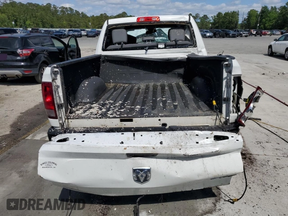 2020 Ram 1500 Tradesman with VIN 3C6RR7KT9LG131951, listed as a Copart auction lot 55006365 with 107,528 mi miles and Non repairable. Bid and sale history available at DreamBid. Image 6.