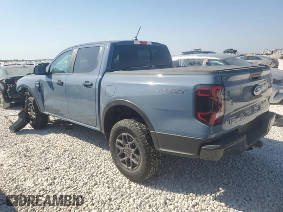2024 Ford Ranger XLT with VIN 1FTER4GH9RLE15232, listed as a Copart auction lot 76024594 with 3,880 mi miles and Salvage Title. Bid and sale history available at carsss.com. Image 2.