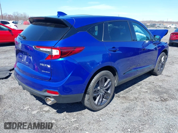 2021 Acura RDX w/A-Spec Package с VIN 5J8TC2H68ML038347, выставлен на аукционе IAAI как лот 41879505 с пробегом 33 883 миль миль и . История ставок и продаж доступна на DreamBid. Изображение 4.