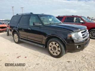 2013 Ford Expedition Limited with VIN 1FMJU2A58DEF01933, listed as a Copart auction lot 62985585 with Not provided miles and Clean title. Bid and sale history available at DreamBid. Image 4.