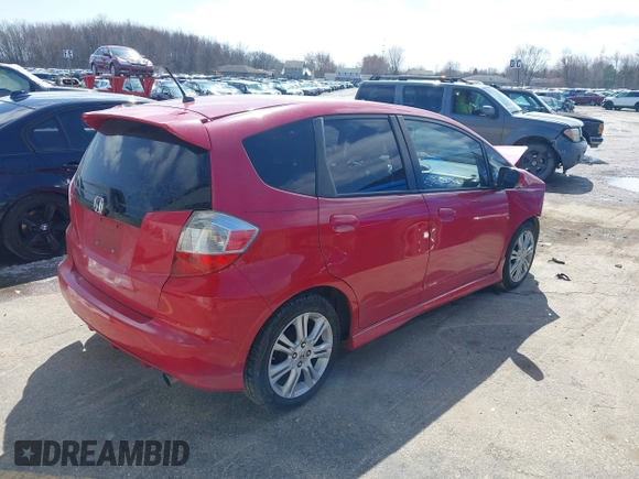2009 Honda Fit Sport with VIN JHMGE88459S036417, listed as a IAAI auction lot 41918448 with 107,577 mi miles. Bid and sale history available at carsss.com. Image 4.
