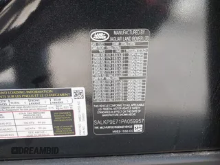2023 Land Rover Range Rover SE z VIN SALKP9E71PA059957, wystawiony jako IAAI lot #41337686 z przebiegiem Nie podano mil oraz . Historia ofert i sprzedaży dostępna na DreamBid. Obrazek 9.