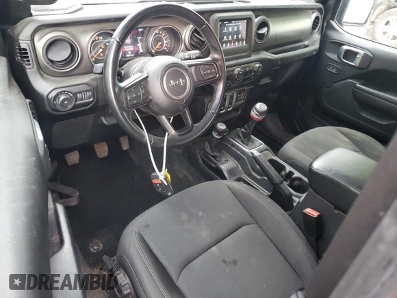 2021 Jeep Wrangler Willys with VIN 1C4GJXAG8MW756324, listed as a Copart auction lot 61951645 with 37,601 mi miles and Salvage title. Bid and sale history available at DreamBid. Image 8.