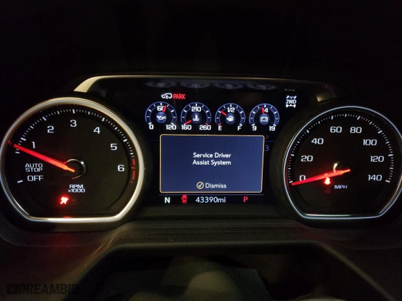 2021 Chevrolet Suburban Z71 with VIN 1GNSKDKD8MR317186, listed as a Copart auction lot 79234874 with 43,390 mi miles and Salvage Title. Bid and sale history available at carsss.com. Image 9.