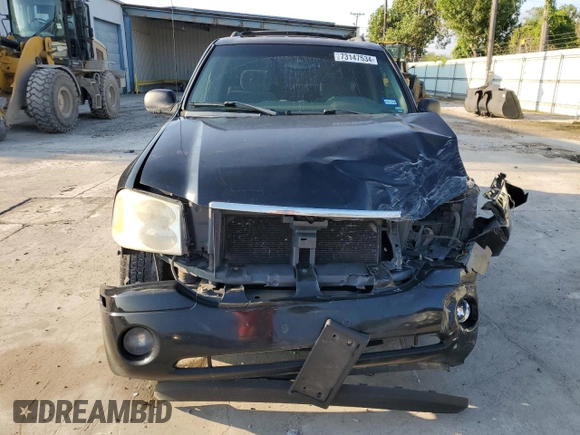 2003 GMC Envoy SLE with VIN 1GKDS13S232329083, listed as a Copart auction lot 73147534 with 212,645 mi miles and Salvage Title. Bid and sale history available at DreamBid. Image 5.
