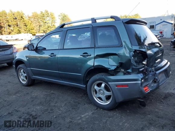 2006 Mitsubishi Outlander LS with VIN JA4LX31F66U014185, listed as a Copart auction lot 76593874 with 197,182 mi miles and Salvage Title. Bid and sale history available at carsss.com. Image 2.