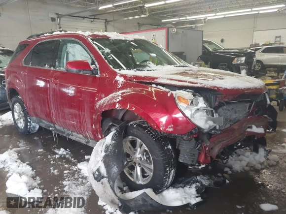 2015 Chevrolet Equinox LT with VIN 2GNFLFE31F6320281, listed as a IAAI auction lot 41598308 with 91,705 mi miles and . Bid and sale history available at DreamBid. Image 1.