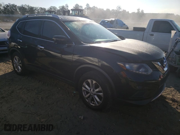 2016 Nissan Rogue SV with VIN KNMAT2MV5GP693601, listed as a Copart auction lot 68854134 with 161,384 mi miles and Salvage Title. Bid and sale history available at DreamBid. Image 4.