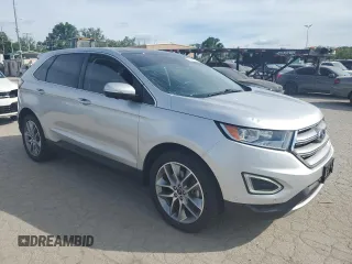 2017 Ford Edge Titanium with VIN 2FMPK4K86HBC18128, listed as a Copart auction lot 59304254 with 96,112 mi miles and Salvage Title. Bid and sale history available at carsss.com. Image 4.