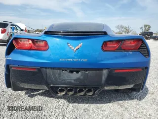 2016 Chevrolet Corvette 1LT with VIN 1G1YB2D72G5107038, listed as a Copart auction lot 43131815 with 45,822 mi miles and Salvage Title. Bid and sale history available at carsss.com. Image 6.