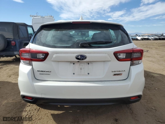 2022 Subaru Impreza Sport with VIN 4S3GTAM65N3701276, listed as a Copart auction lot 77909914 with 17,777 mi miles and Clean Title. Bid and sale history available at carsss.com. Image 6.
