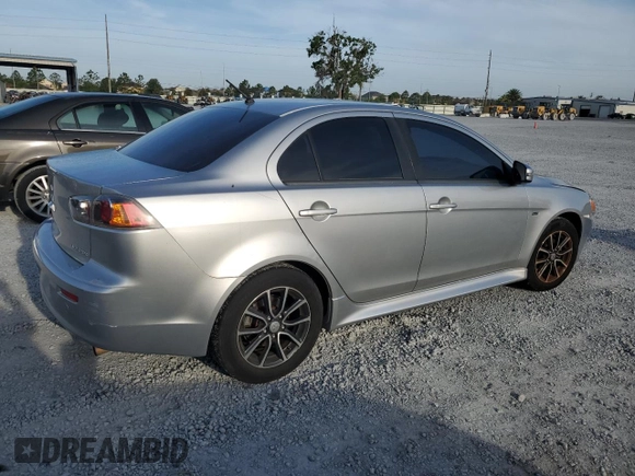 2017 Mitsubishi Lancer ES with VIN JA32U2FU8HU003217, listed as a Copart auction lot 53951075 with 138,967 mi miles and Clean Title. Bid and sale history available at DreamBid. Image 3.