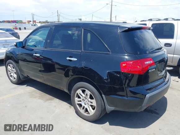 2007 Acura MDX with VIN 2HNYD28227H510004, listed as a IAAI auction lot 42134259 with 210,026 mi miles. Bid and sale history available at carsss.com. Image 3.