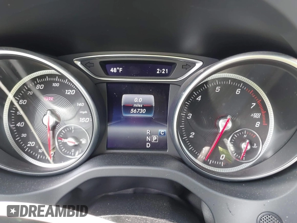 2019 Mercedes-Benz CLA 250 with VIN WDDSJ4GB7KN707306, listed as a IAAI auction lot 41435146 with 56,730 mi miles and . Bid and sale history available at DreamBid. Image 7.