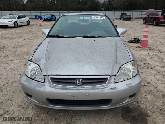 2000 Honda Civic EX with VIN 1HGEJ8143YL123791, listed as a Copart auction lot 85767564 with 236,456 mi miles and Clean Title. Bid and sale history available at carsss.com. Image 5.