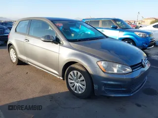 2015 Volkswagen Golf TSI S z VIN 3VW817AU0FM024604, wystawiony jako IAAI lot #41480219 z przebiegiem 98 979 mil mil oraz . Historia ofert i sprzedaży dostępna na DreamBid. Obrazek 1.