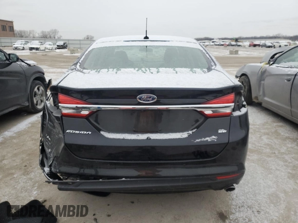 2018 Ford Fusion SE with VIN 3FA6P0H72JR106657, listed as a Copart auction lot 45039445 with 77,893 mi miles and Salvage Title. Bid and sale history available at carsss.com. Image 6.