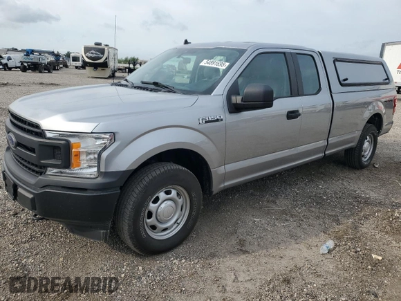 2020 Ford F-150 XL with VIN 1FTEX1E51LKE12481, listed as a Copart auction lot 54891695 with 157,481 mi miles and Clean title. Bid and sale history available at DreamBid. Image 1.