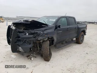2023 Chevrolet Colorado 4WD Trail Boss with VIN 1GCPTEEK0P1205948, listed as a Copart auction lot 46364505 with 22,048 mi miles and Salvage Title. Bid and sale history available at carsss.com. Image 1.