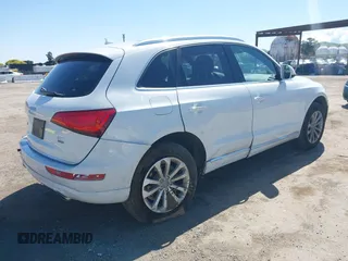 2015 Audi Q5 Premium Plus with VIN WA1LFAFP6FA096946, listed as a IAAI auction lot 41956824 with 97,328 mi miles and . Bid and sale history available at DreamBid. Image 4.