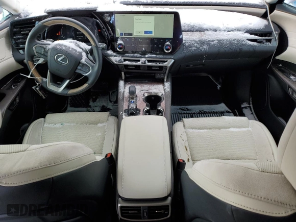2023 Lexus RX 350h with VIN 2T2BBMCA0PC014846, listed as a Copart auction lot 88966745 with 13,384 mi miles and Salvage Title. Bid and sale history available at DreamBid. Image 8.
