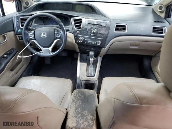 2013 Honda Civic Sdn EX-L with VIN 2HGFB2F98DH549468, listed as a Copart auction lot 53217944 with 137,539 mi miles and Salvage Title. Bid and sale history available at carsss.com. Image 8.