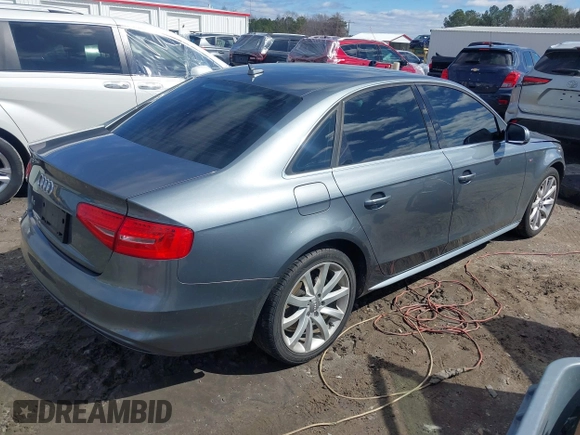 2014 Audi A4 Premium z VIN WAUAFAFL1EN024888, wystawiony jako IAAI lot #41733326 z przebiegiem 117 232 mil mil oraz . Historia ofert i sprzedaży dostępna na DreamBid. Obrazek 4.