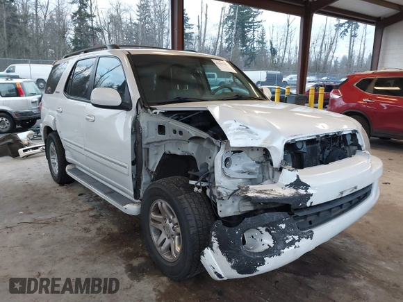 2005 Toyota Sequoia Limited with VIN 5TDZT38A25S263835, listed as a IAAI auction lot 41412563 with 284,551 mi miles and . Bid and sale history available at DreamBid. Image 1.