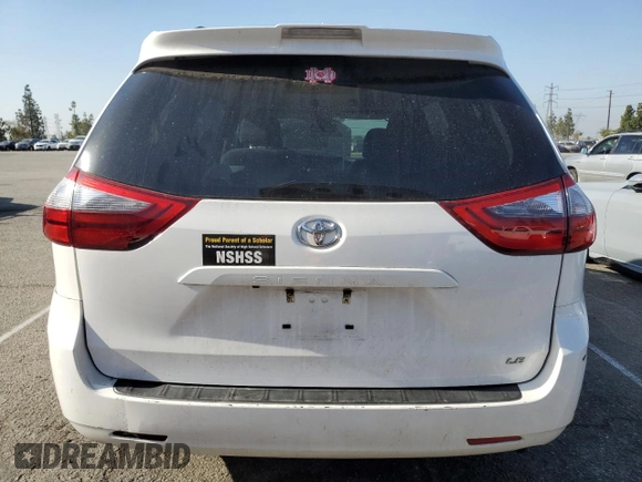 2020 Toyota Sienna LE Auto Access Seat с VIN 5TDKZ3DC8LS038386, выставлен на аукционе Copart как лот 57040115 с пробегом 87 245 миль миль и Списание • Salvage title. История ставок и продаж доступна на DreamBid. Изображение 6.