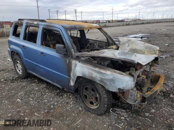 2007 Jeep Patriot Sport with VIN 1J8FF28W67D325759, listed as a Copart auction lot 51256855 with Not Provided miles and Salvage Title. Bid and sale history available at DreamBid. Image 4.