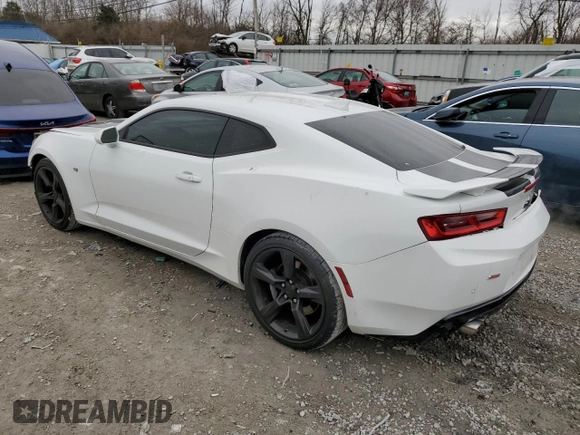2016 Chevrolet Camaro 2SS with VIN 1G1FH1R77G0132605, listed as a Copart auction lot 48117255 with 76,897 mi miles and Salvage title. Bid and sale history available at DreamBid. Image 2.