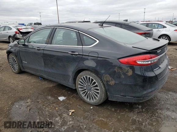 2018 Ford Fusion Hybrid Titanium with VIN 3FA6P0RU4JR206232, listed as a Copart auction lot 43419565 with 92,565 mi miles and Salvage Title. Bid and sale history available at carsss.com. Image 2.