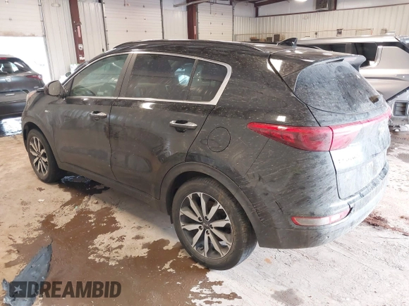 2019 Kia Sportage EX with VIN KNDPNCAC0K7606712, listed as a IAAI auction lot 41652131 with 71,013 mi miles. Bid and sale history available at carsss.com. Image 3.