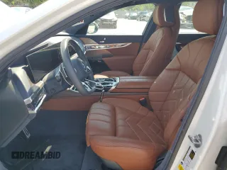 2023 BMW 7 Series 740i with VIN WBA23EH02PCM11374, listed as a Copart auction lot 51749465 with 23,838 mi miles and Non Repairable. Bid and sale history available at DreamBid. Image 7.