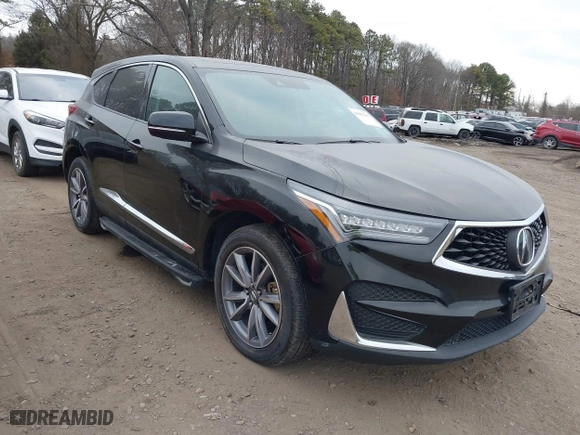 2019 Acura RDX w/Technology Pkg with VIN 5J8TC2H5XKL043425, listed as a IAAI auction lot 41801301 with 41,767 mi miles. Bid and sale history available at carsss.com. Image 1.