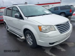 2010 Chrysler Town & Country Touring with VIN 2A4RR5DX2AR464510, listed as a IAAI auction lot 41736774 with 201,330 mi miles. Bid and sale history available at carsss.com. Image 1.
