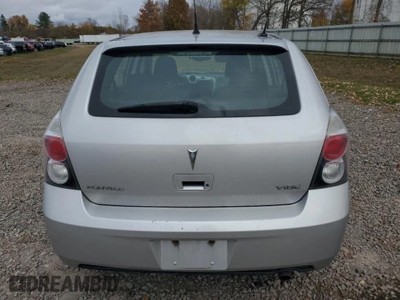 2009 Pontiac Vibe w/1SA with VIN 5Y2SP67859Z463621, listed as a Copart auction lot 77535724 with 61,888 mi miles and Salvage Title. Bid and sale history available at carsss.com. Image 6.