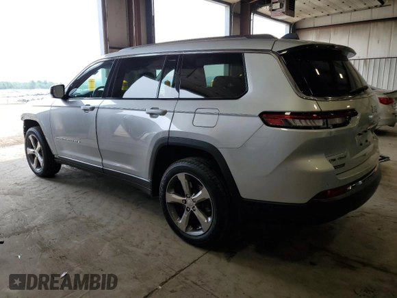 2021 Jeep Grand Cherokee Limited with VIN 1C4RJKBG5M8124315, listed as a Copart auction lot 60843065 with 52,204 mi miles and Salvage title. Bid and sale history available at DreamBid. Image 2.