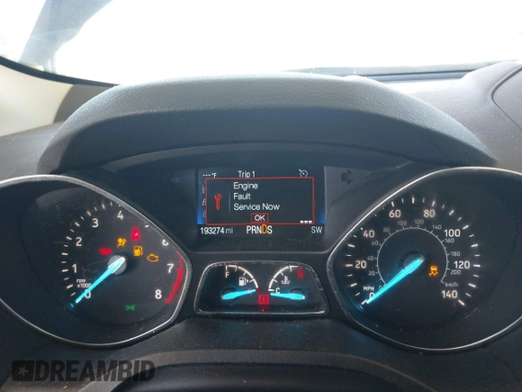 2017 Ford Escape SE with VIN 1FMCU0G9XHUC81634, listed as a IAAI auction lot 42180555 with 193,274 mi miles and . Bid and sale history available at DreamBid. Image 7.