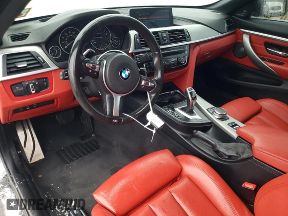 2018 BMW 4 Series 430i xDrive with VIN WBA4Z3C5XJEC55856, listed as a Copart auction lot 43193125 with 57,770 mi miles and Salvage Title. Bid and sale history available at DreamBid. Image 8.
