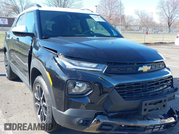 2023 Chevrolet TrailBlazer ACTIV with VIN KL79MSSLXPB075170, listed as a IAAI auction lot 41881127 with 15,797 mi miles and . Bid and sale history available at DreamBid. Image 1.