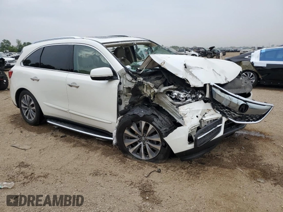 2014 Acura MDX Advance with VIN 5FRYD4H84EB027797, listed as a Copart auction lot 60854935 with 176,577 mi miles and Non repairable. Bid and sale history available at DreamBid. Image 4.