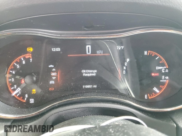 2019 Dodge Durango GT z VIN 1C4RDJDG3KC633277, wystawiony jako Copart lot #53797745 z przebiegiem 119 951 mil mil oraz Czysty tytuł • Clean title. Historia ofert i sprzedaży dostępna na DreamBid. Obrazek 9.