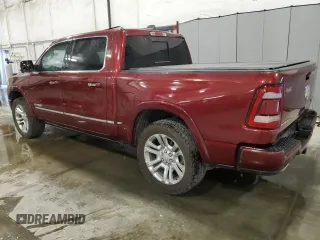 2020 Ram 1500 Limited with VIN 1C6SRFHT1LN141853, listed as a Copart auction lot 62845155 with 109,772 mi miles and Salvage title. Bid and sale history available at DreamBid. Image 2.