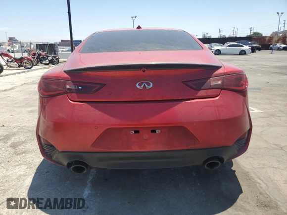 2017 Infiniti Q60 Red Sport 400 с VIN JN1FV7EK2HM610729, выставлен на аукционе Copart как лот 57912285 с пробегом 90 335 миль миль и Списание • Salvage title. История ставок и продаж доступна на DreamBid. Изображение 6.
