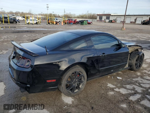 2013 Ford Mustang V6 with VIN 1ZVBP8AM3D5259477, listed as a Copart auction lot 51138405 with 104,667 mi miles and Salvage Title. Bid and sale history available at carsss.com. Image 3.