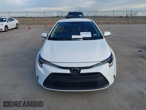 2025 Toyota Corolla LE with VIN 5YFB4MDE0SP236862, listed as a IAAI auction lot 41339806 with 1,563 mi miles. Bid and sale history available at carsss.com. Image 12.