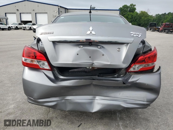 2017 Mitsubishi Mirage ES with VIN ML32F3FJ5HHF09531, listed as a Copart auction lot 58148725 with 71,594 mi miles and Salvage title. Bid and sale history available at DreamBid. Image 6.