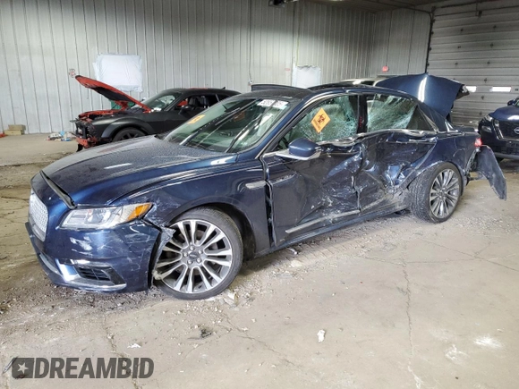 2017 Lincoln Continental Reserve z VIN 1LN6L9NC3H5623731, wystawiony jako Copart lot #52857205 z przebiegiem 68 845 mil mil oraz Nie do naprawy • Non repairable. Historia ofert i sprzedaży dostępna na DreamBid. Obrazek 1.